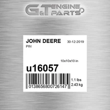 U16057 PIN fits JOHN DEERE (Surplus Open Box)
