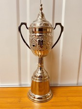 ? Silver Trophy 12? | UnEngraved | Vintage Cup | Award Display or Repurpose #P