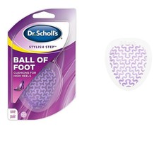 Dr. Scholl's Stylish Step Ball Of Foot Cushions For High Heels Soft Gel One Pair