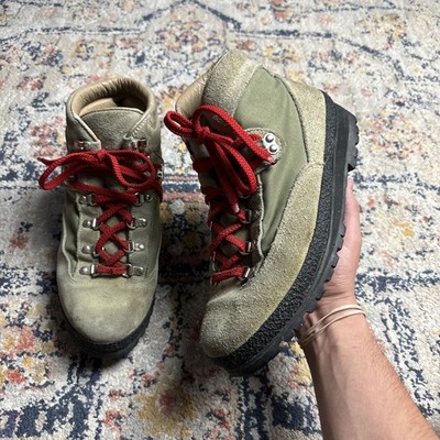 Vintage Italian Leather Hiking Boots Women display picture 2
