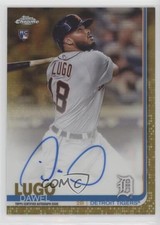 2019 Topps Chrome Rookie Auto Gold Refractor 35/50 Dawel Lugo #RA-DL Auto 0f5t