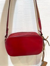 Borsa a tracolla Chloe Sam in pelle rossa da donna con cerniera originale tas...