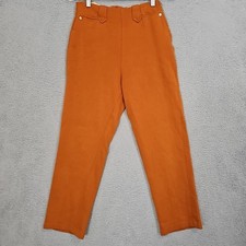 50s Vintage H Bar C Ranchwear Western Wool Orange Side Zip Pants 26x26 Women's