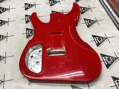 80's Peavey USA Vandenberg Electric Guitar Body Red | eBay