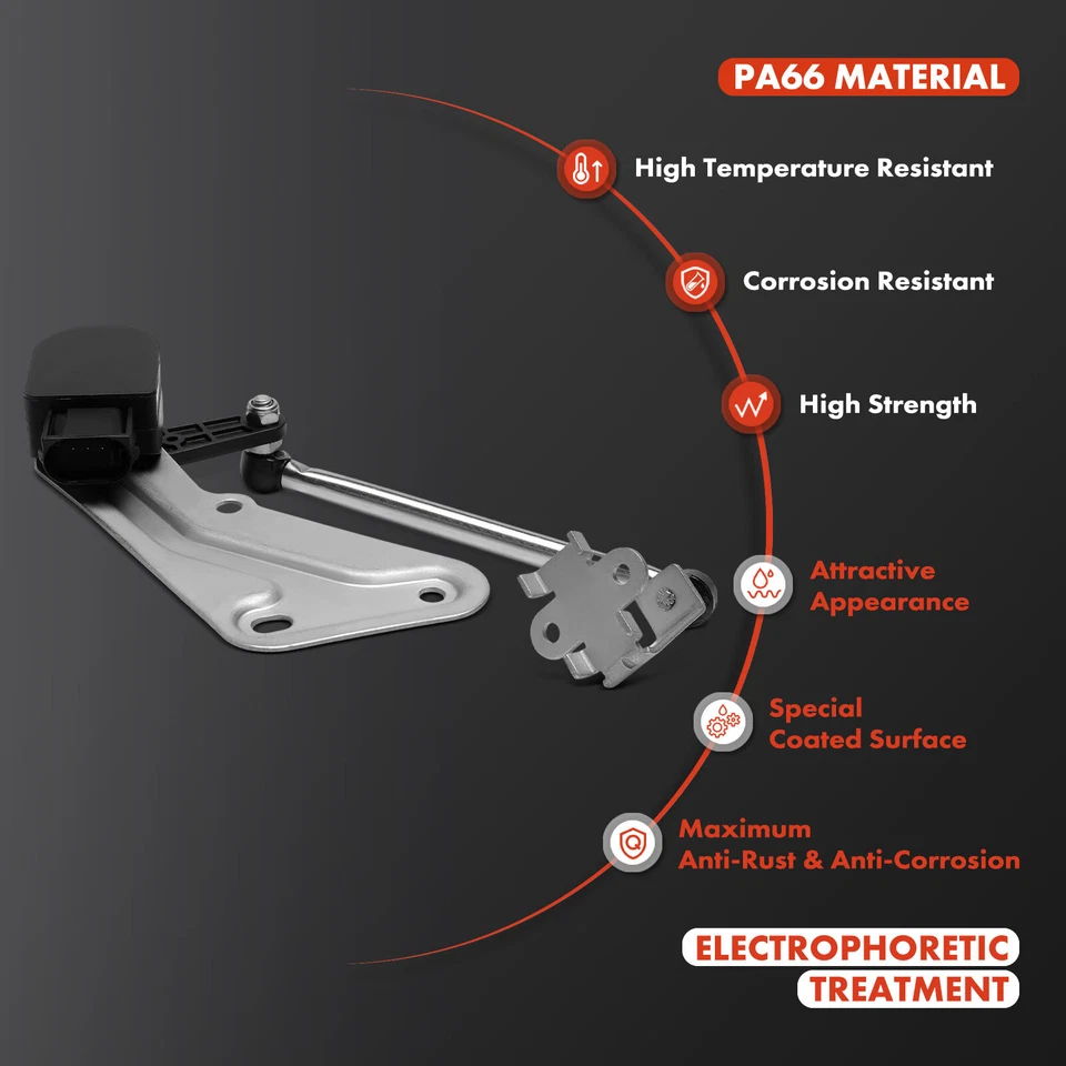 Черный датчик уровня высоты переднего водителя для Mercedes-Benz E250 E350 E400 CLS400 - Изображение 4 из 4