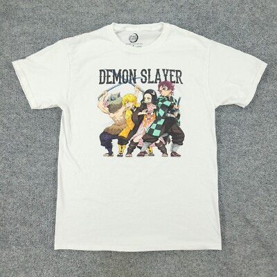 Tee-shirt à manches courtes avec motif manga fille - Demon ... gris | GEMO