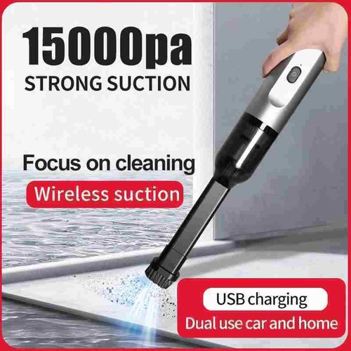 Powerful HandHeld Car Vacuum Cleaner Mini Portable Strong Suction Black 1 Set - Picture 3 of 18