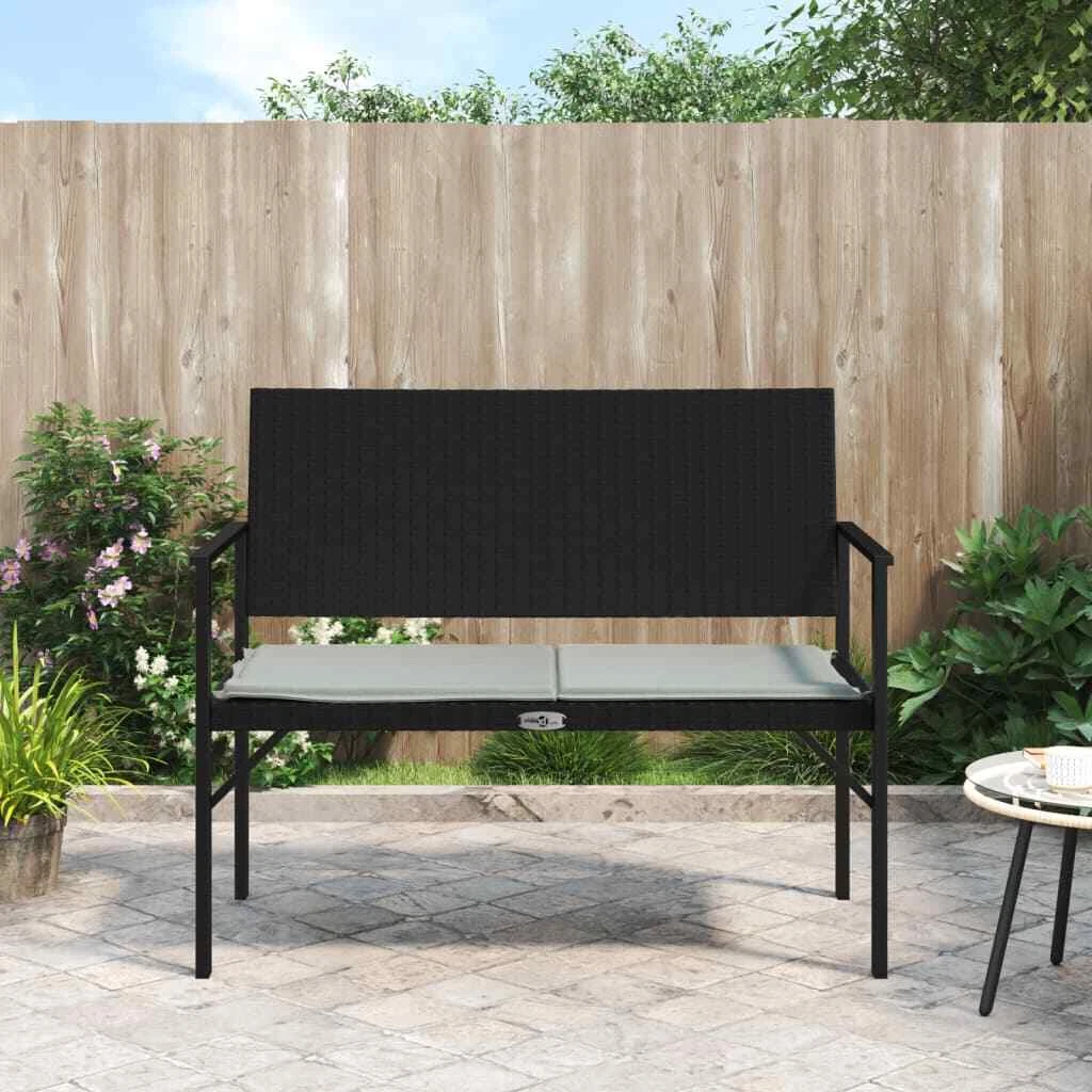 Two seater rattan bench deals