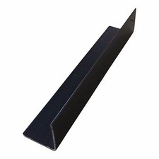 Black Angle Trim 2.5m PVC 90 Degree Angle Trim For Bathroom Panels & Cladding