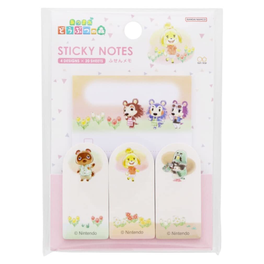 NEW Animal Crossing Sticky Note Memo pink color / Nintendo 