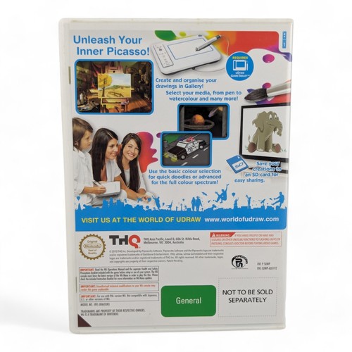 NINTENDO Wii Game U Draw studio - PAL Complete W Manual - Picture 2 of 4