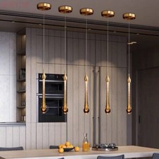 LED Pendant Light Shop Chandelier Lighting Glass Kitchen Light Bar Ceiling Lamps