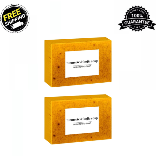 Turmeric Soap Bar for Hyperpigmentation—Turmeric Skin Soap for Dark Spots, 2PK