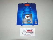 DIXIE NARCO 501E HVV SODA MACHINE "GATORADE FIERCE BLUE CHERRY" VEND LABEL