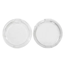 2Pcs Left &Right Clear Turn Signal Light Lens Cover For Harley Touring 1986-2018