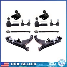 Front Lower Control Arm Sway Bar Tie Rod Suspension For 1996-2002 Toyota Corolla