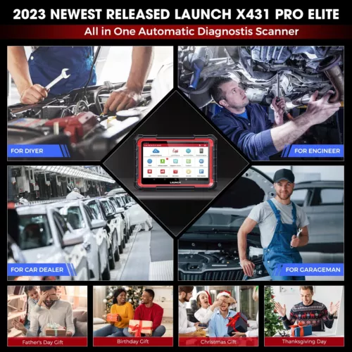 New! LAUNCH X431 PRO ELITE V+ PRO5 Car OBD2 Scanner Diagnostic Tools Key Coding - Picture 10 of 14
