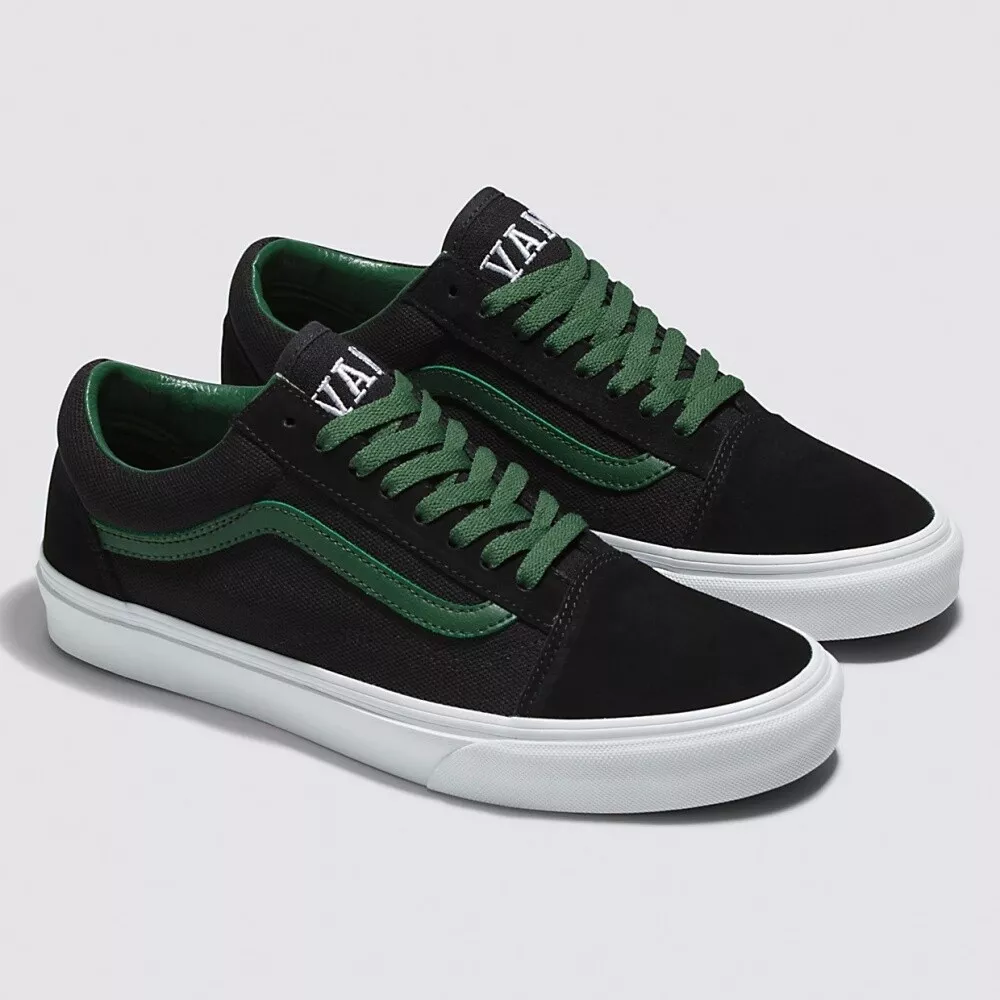 Vans old skool sales black and green