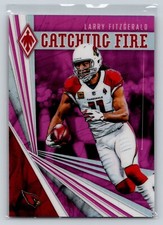 2019 Panini Phoenix Catching Fire #22 Larry Fitzgerald Pink /199 @
