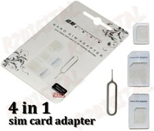 NANOSIM SIM CARD CONVERTER to NANOSIM SIM TO MICROSIM MICRO SIM CARD