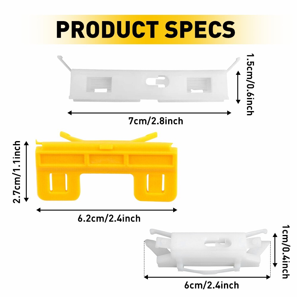 22X Auto Car Windshield Roof Moulding Clips Repair Set For 2004-09 Acura TL TSX