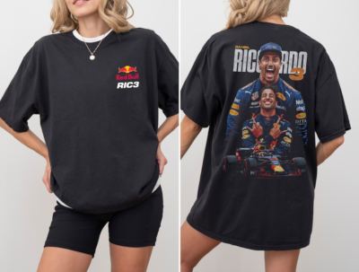 F1 Daniel Ricciardo 'DR3' Grunge Vintage Style Unisex T-shirt F1 Merch  Formula