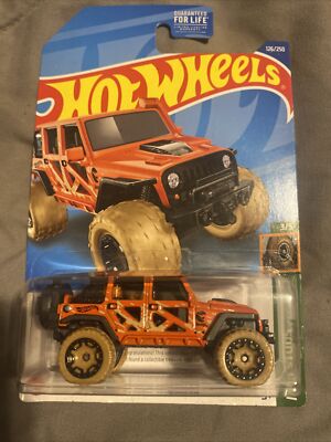 2021 Hot Wheels '17 Jeep Wrangler (Treasure Hunt) Mud Studs 3/5 #126/250