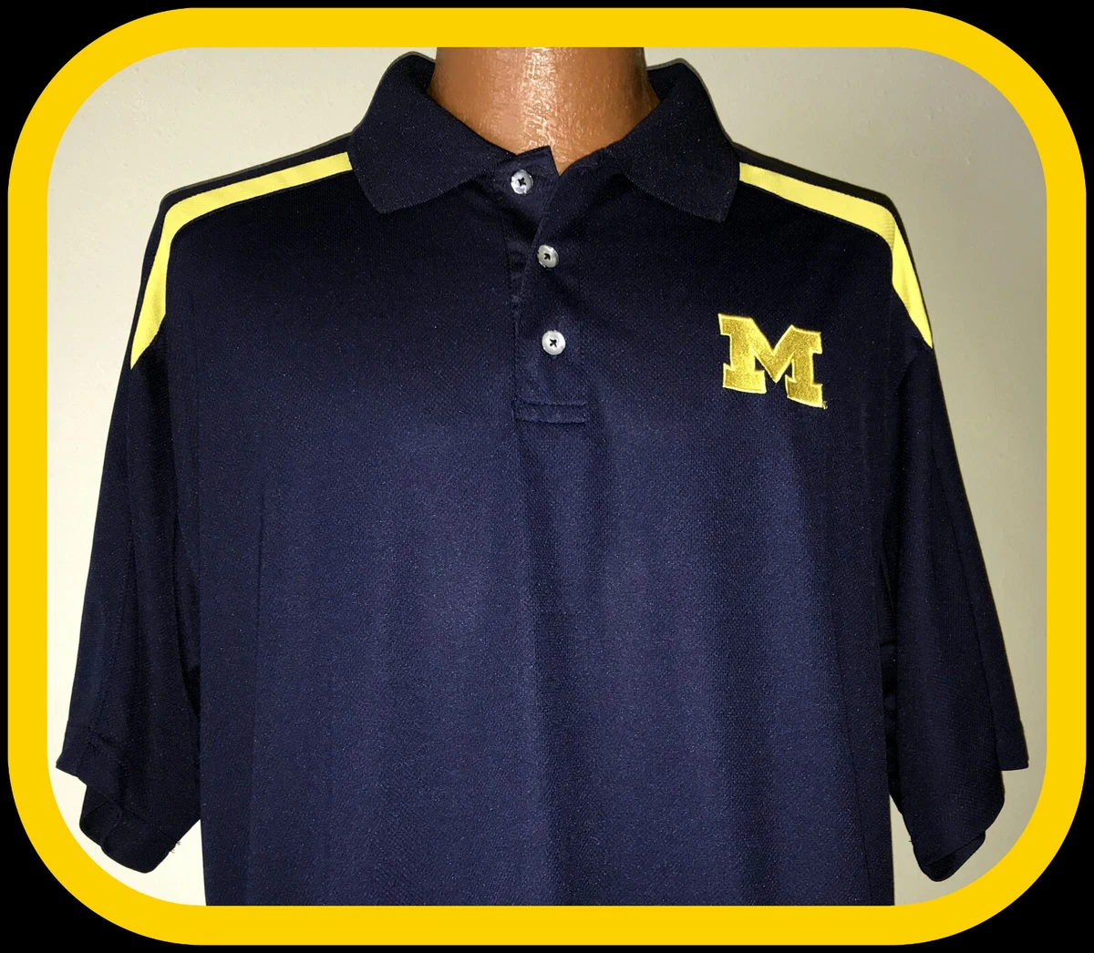 Michigan wolverines golf best sale shirt