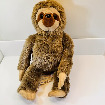Health Touch Hug Plush SLOTH Vibrating Gift Autism special needs Pics*