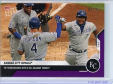 2020 Topps NOW Base Parallel #23 Kansas City Royals 06/25 Purple Royals