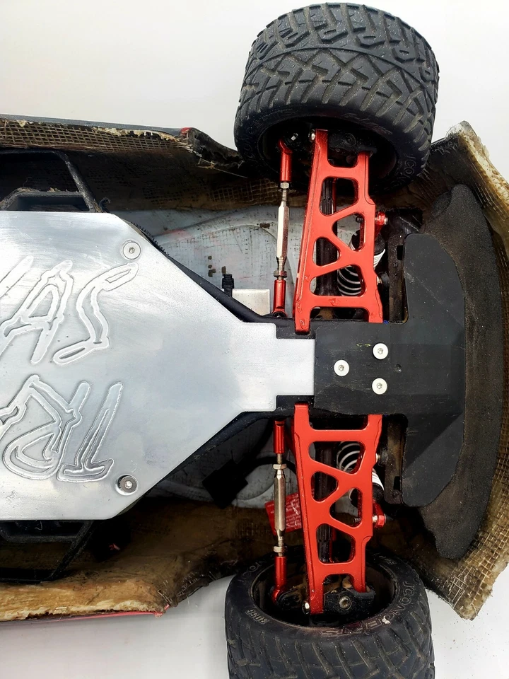 Traxxas СКОЛЬЗЯЩАЯ ПЛАСТИНА центр для SLASH 4X4 LCG ралли Ford Fiesta ST шасси новый - Изображение 4 из 4