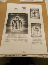 THE ENTITY(1983)BARBARA HERSHEY ORIGINAL AD MATT SECTION HUGE!