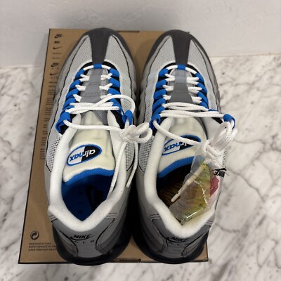 靴 Air Max 95 Crystal Blue at8696-100 8.5 Nike Air Max 95 OG Crystal Blue Grey White Black AT8696-100