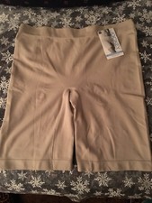 Jockey NWT Microfiber Slipshort Skimmies Mid Length Large Beige
