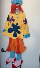 DISNEY JOJO THE CLOWN COSTUME KIDS SIZE XS PLUSH 3D HAT/WIG SUPER CUTE
