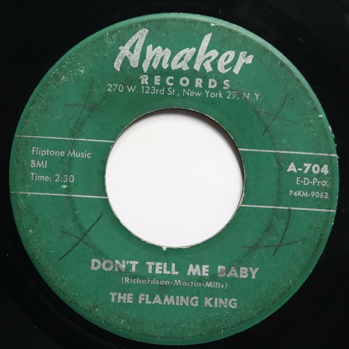FLAMING KING-DESYREENS - GIRLS MAY COME GIRLS MAY GO / DON'T TELL ME - SOUL 45 - Picture 2 of 2