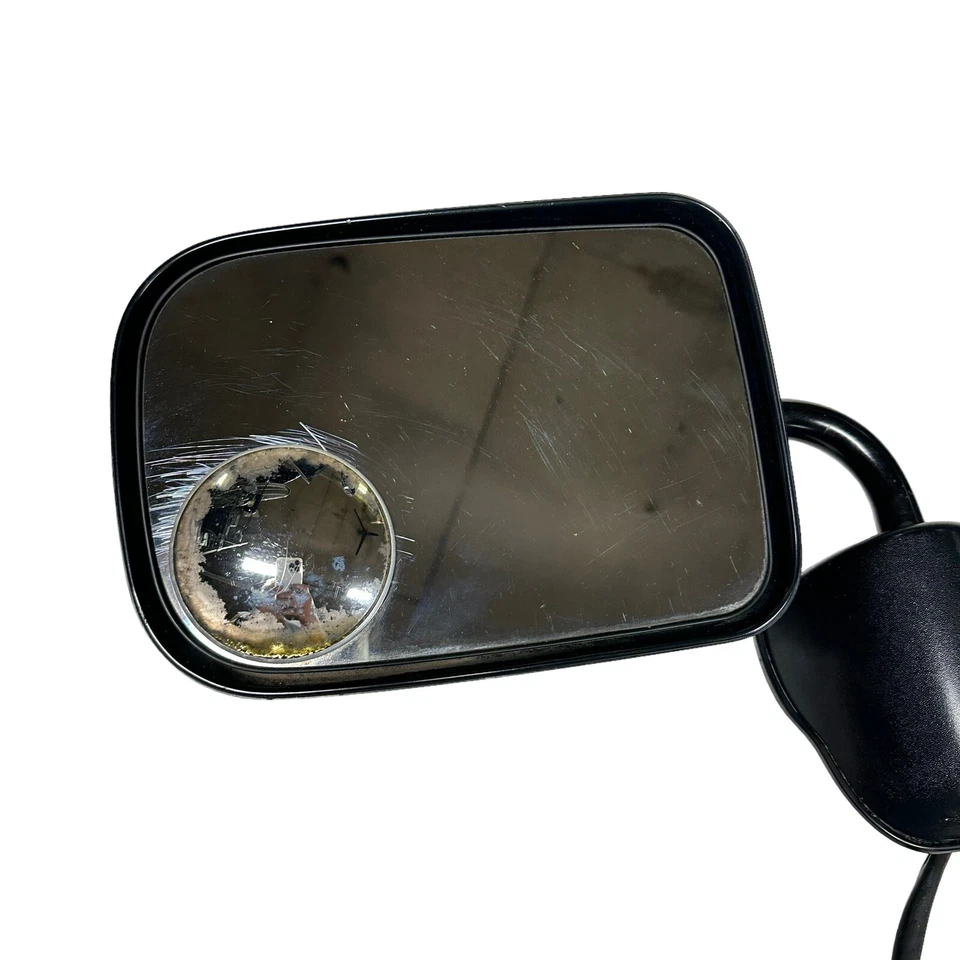 1995 Dodge Ram 2500 Van OEM Left Driver Side View Mirror Electric Black 94 95 96 - Image 2 of 4