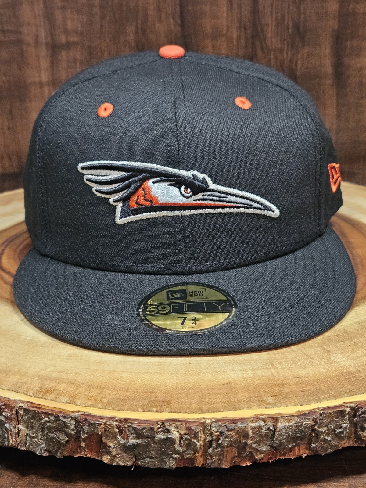 Minor League Baseball Delmarva Shorebirds New Era 59Fifty Fitted Hat Size 7 3/4