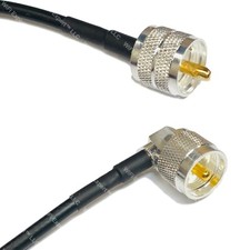 RFC240UF PL259 UHF Male to UHF Male Angle RF Cable FAST-SHIP LOT