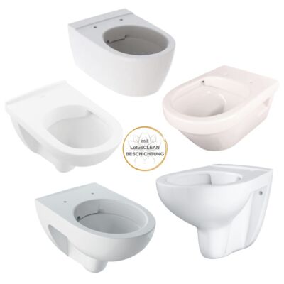 Hänge-WC Design Toilette Auswahl inkl. WC-Sitz