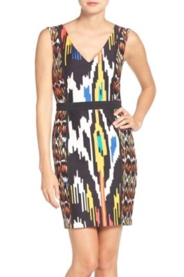 New French Connection Stretch Sheath Dress Size MSRP $158