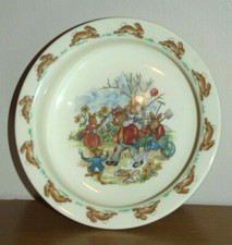 Royal Doulton Bunnykins Child's Baby Bowl Fine English Bone China Gardening B142