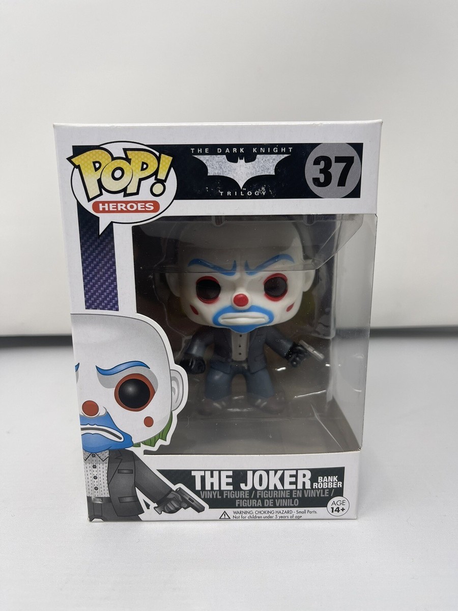 The Joker Bank Robber 37 Dark Knight Funko Pop W/ Case Authentic