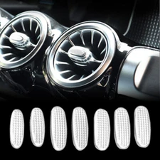 Aluminum AC Air Outlet Vents Center Knob Cover Fits 19-22 W177 V177 A220 A35