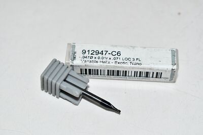 NEW Harvey Tool 912947-C6 0.0470'' (3/64) Variable Helix End Mills for ...