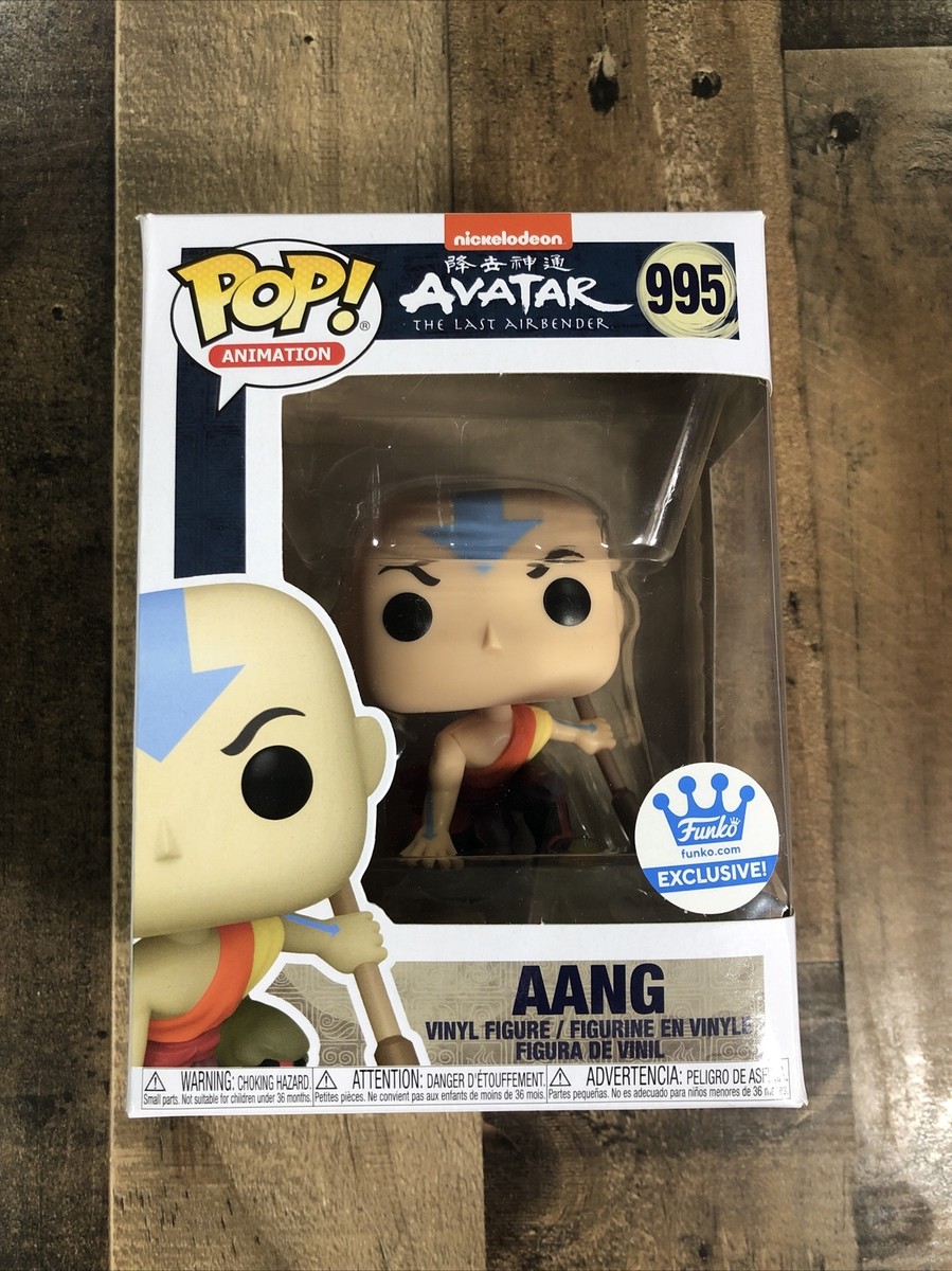 Funko POP! Animation #995 Avatar – Aang (Accovacciato) Edizione Esclusiva, Figura Collezionabile In Vinile