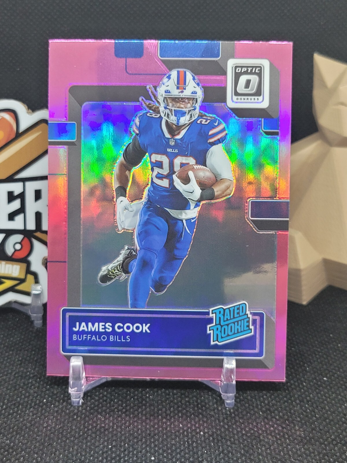 JAMES COOK 2022 Donruss Optic #215 Pink Holo Prizm Rated Rookie RC (CBRP)