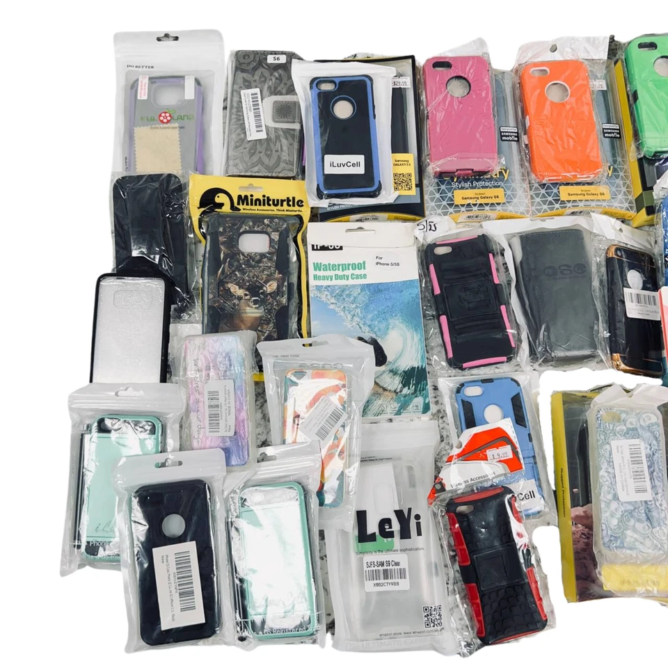 50 Cell Phone Cases Mix Older Models iPhone 4/4S/5/5S/5C/SE Samsung S5/S6 Lot 1 - Image 2 of 4