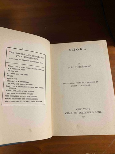 Turgenev (aka Turgenieff) - Set of 11 - Scribner's 1921 - Foto 5 di 5