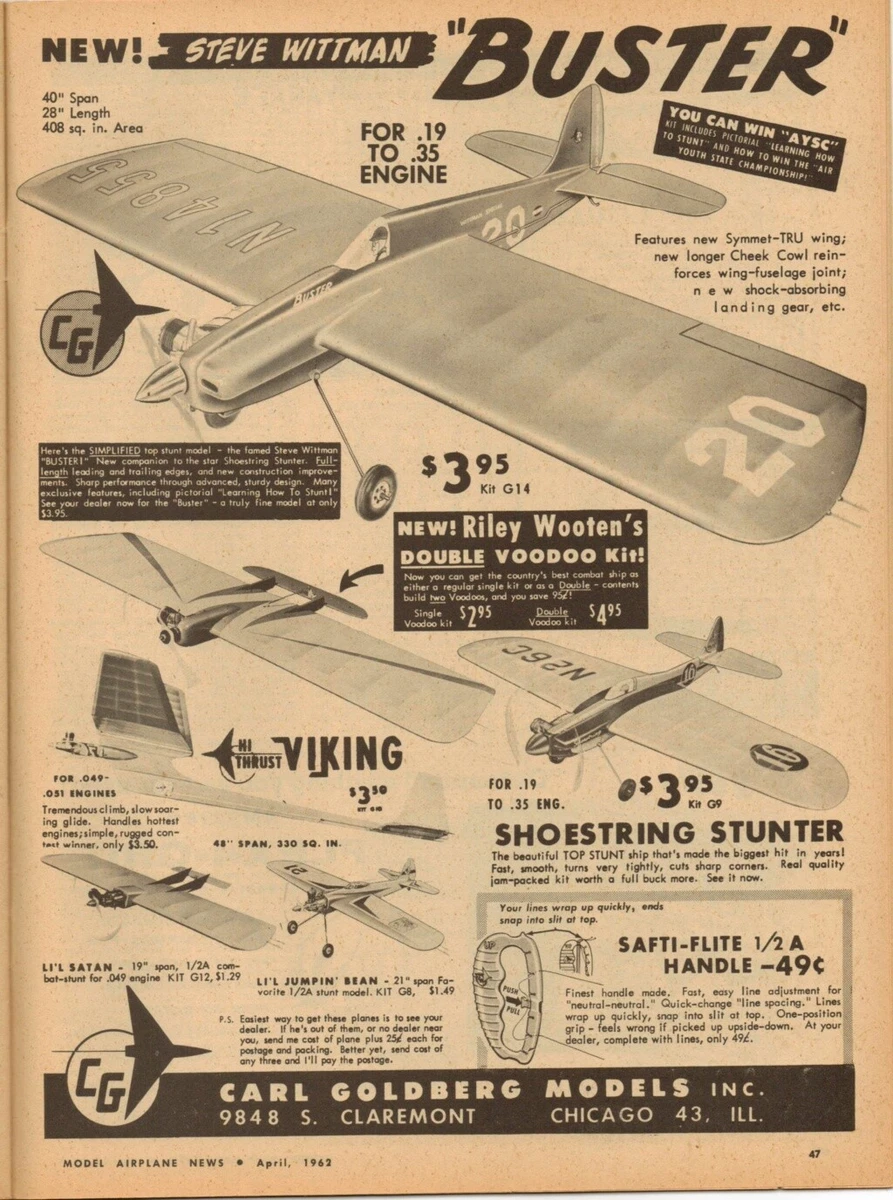 Model Airplane Plans UC BUSTER 40